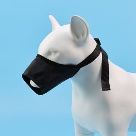 2pcs Dog Mouth Cover Adjustable Anti bite; Anti bark; Anti accidental Eating Dog Mask Pet Supplies Wholesale (colour: Black, Specifications: 6 # mouth circumference 22cm)