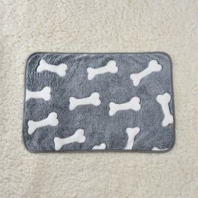 For Common Dogs Blanket Non-slip Seat Cushion (Option: Bone-80x100cm)